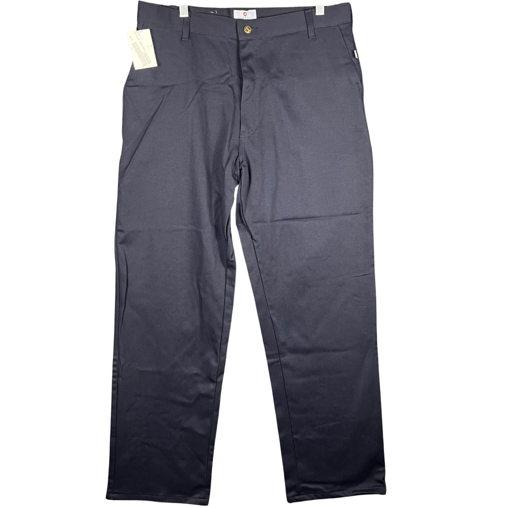 Tyndale FR Work Pants Mens 38x32 Navy Blue Flame Resistant HRC 2 TS21 USA Made